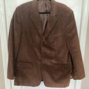 Club Room Men's Tan Corduroy Blazer